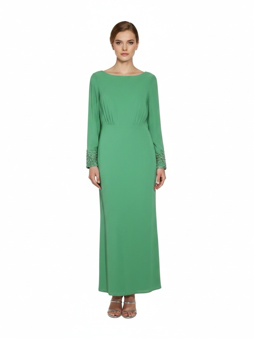 Nika Niki Kapoor Green Maxi Dress Gown Size 12